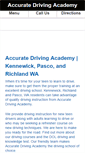 Mobile Screenshot of accuratedrivingacademy.com